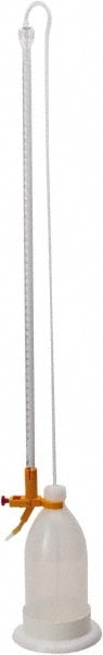 50 ml Borosilicate Glass Burette, Polyethylene Bottle Titrating Burette