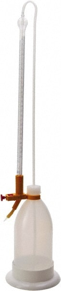 25 ml Borosilicate Glass Burette, Polyethylene Bottle Titrating Burette