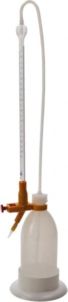 10 ml Borosilicate Glass Burette, Polyethylene Bottle Titrating Burette