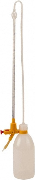 15 ml Borosilicate Glass Burette, Polyethylene Bottle Titrating Burette