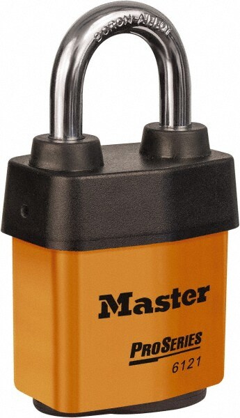 Padlock: Laminated Steel, 2-1/8" Wide