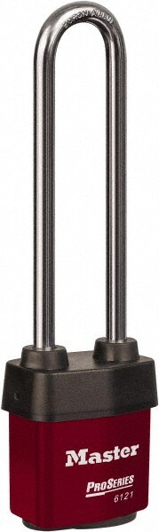 Padlock: Laminated Steel, Keyed Different, 2-1/8" Wide