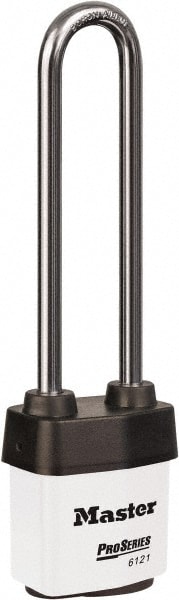 Padlock: Laminated Steel, 2-1/8" Wide