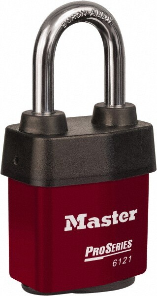 Padlock: Laminated Steel, Keyed Different, 2-1/8" Wide