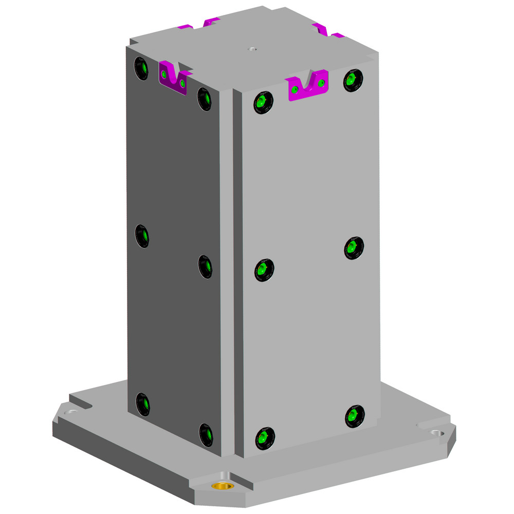 Machine Square Column MPower by Modern Industries - Square Fixture Column: Aluminum & Steel ...