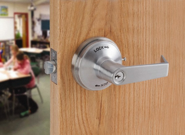 AbilityOne - Security Lever Lockset for 1-3/4 to 2-1/4