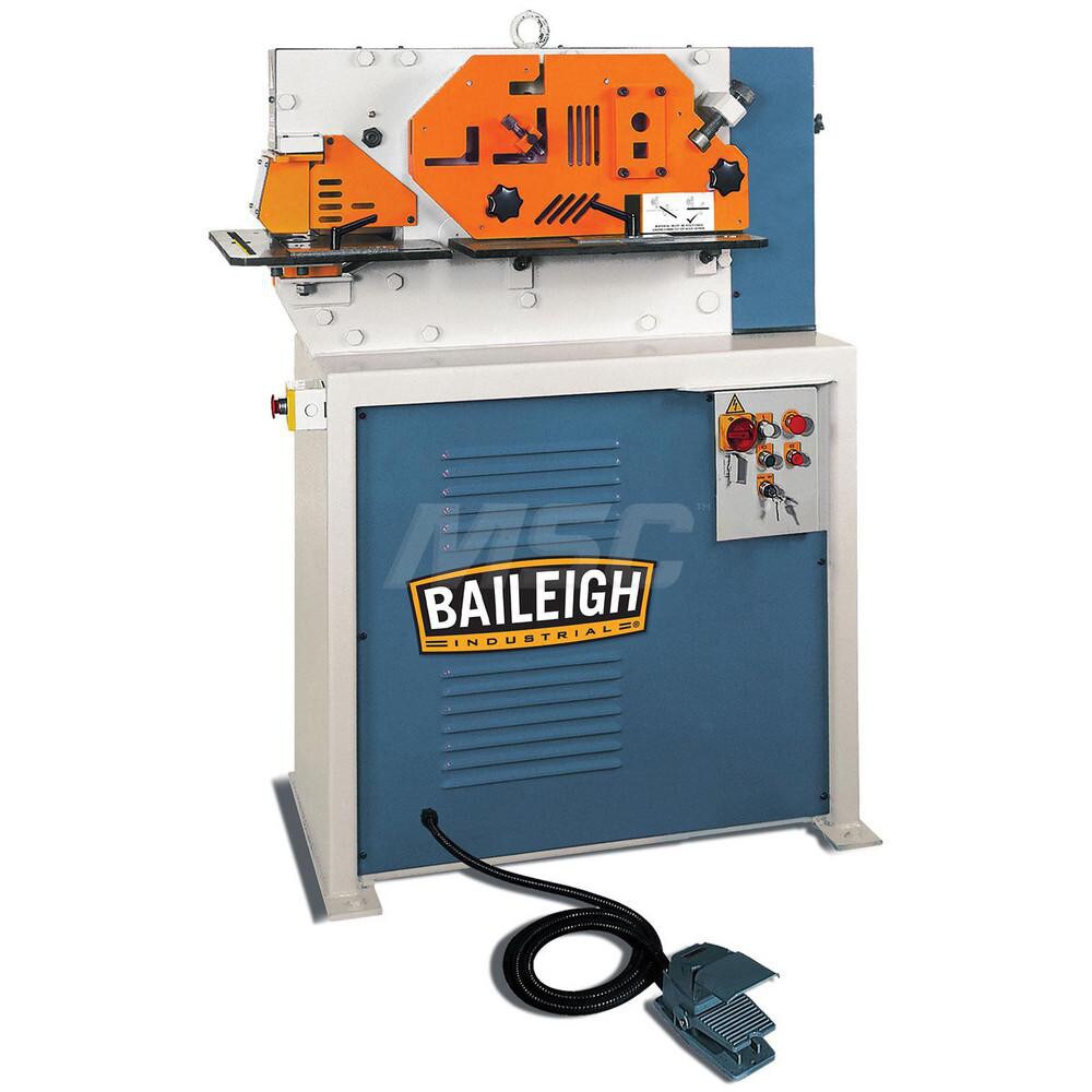 Ironworker: 6-7/8" Throat Depth, 44 Ton Punch