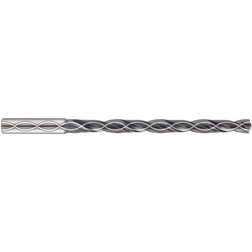 YG-1 Taper Length Drill Bit: 0.2165" Dia, 140 deg, Solid Carbide - TiAlN Finish, 2.2441" Flute Length, 3.7402" OAL, Right Hand, Regular Spiral Flute