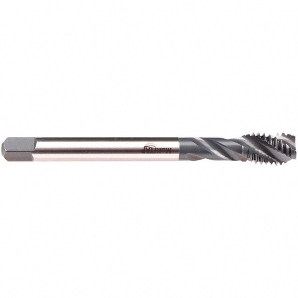 Emuge CU533200.5018 Spiral Flute Tap: #1-8, UNC, 4 Flute, Modified Bottoming, 2B & 3B Class of Fit, High Speed Steel, NE2 Finish 