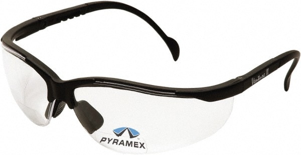 Magnifying Safety Glasses: +2.5, Clear Lenses, Scratch Resistant, ANSI Z87.1 & CSA Z94.3-07