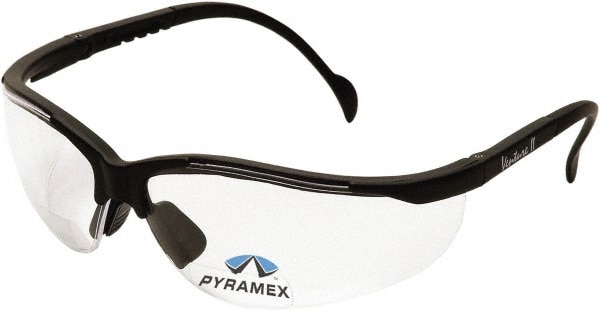 Magnifying Safety Glasses: +1.5, Clear Lenses, Scratch Resistant, ANSI Z87.1 & CSA Z94.3-07