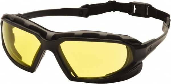 Safety Goggles: Impact, Anti-Fog & Scratch-Resistant, Amber Polycarbonate Lenses