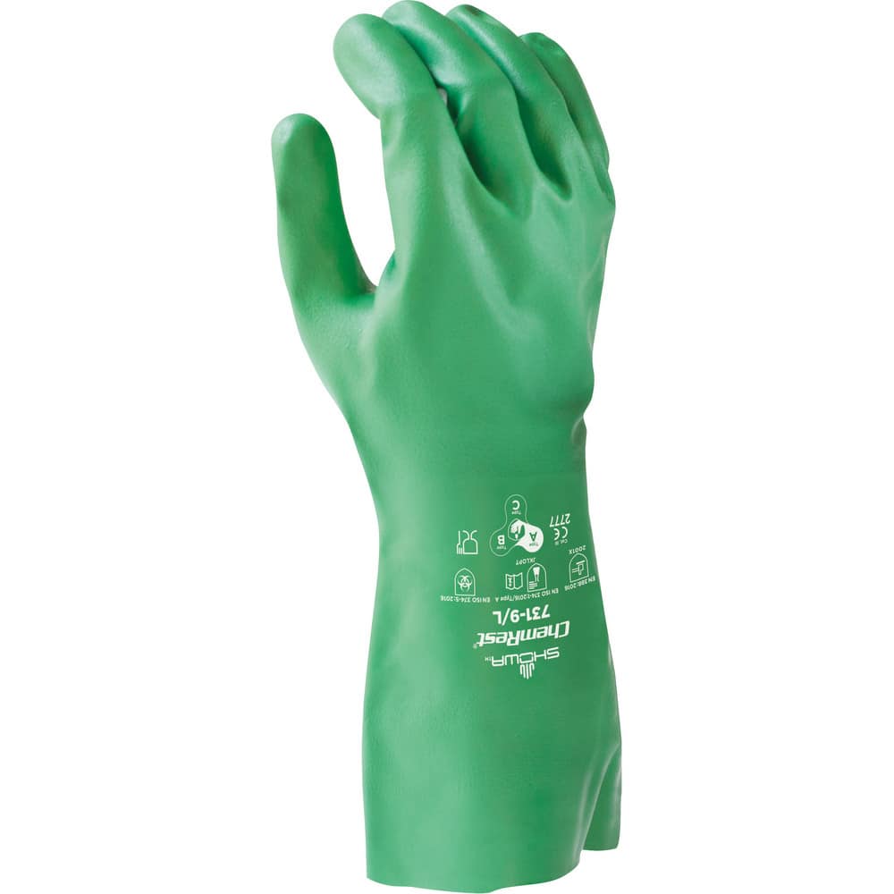 Chemical Resistant Gloves; Glove Type: General Purpose Chemical-Resistant ; Material: Nitrile ; Numeric Size: 11 ; Thickness: 15mil ; Supported or Unsupported: Unsupported ; Men's Size: X-Large