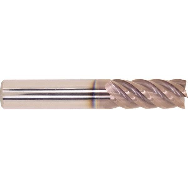Square End Mill: 0.4724'' Dia, 1.1811'' LOC, 5 Flutes, Solid Carbide