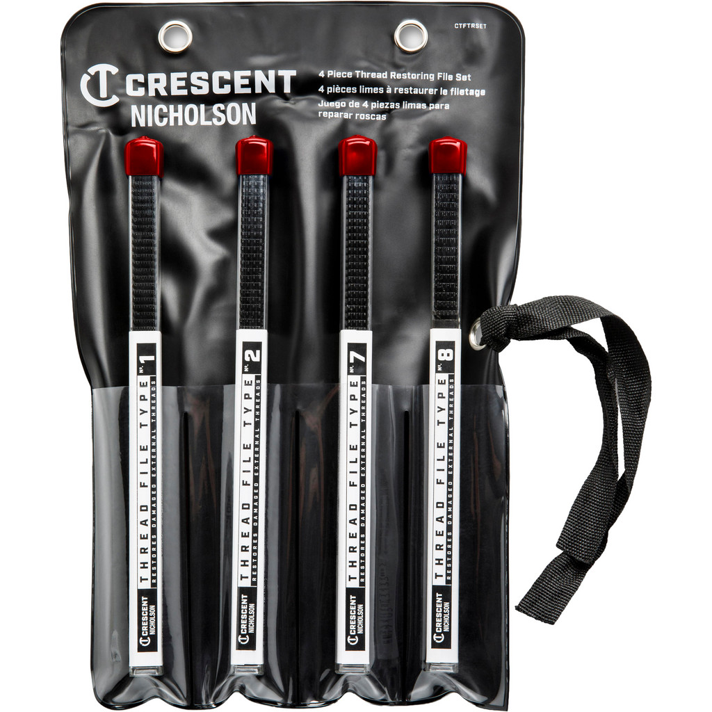 Nicholson - Thread Restoring File Sets: Teeth Per Inch: 11-24, 9-32, 8 ...