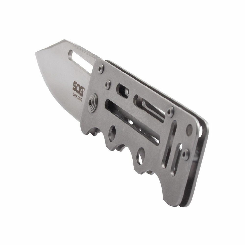SOG Specialty Knives 23/4" Blade, 3" OAL, Straight Money Clip