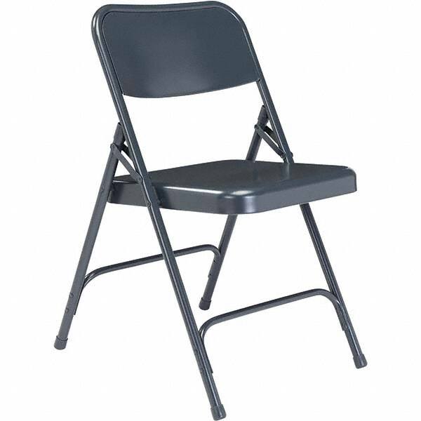 Folding Chairs; Pad Type: Folding Chair ; Material: Steel ; Color: Char-Blue ; Width (Inch): 18-3/8 ; Depth (Inch): 19-1/2 ; Height (Inch): 29-5/8