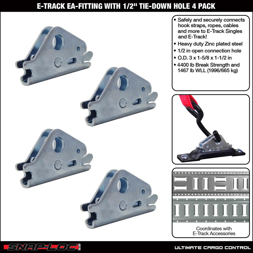 Snap-Loc - Cargo Beams & Track Fittings: Product Type: 1 in Ring, E-Key ...