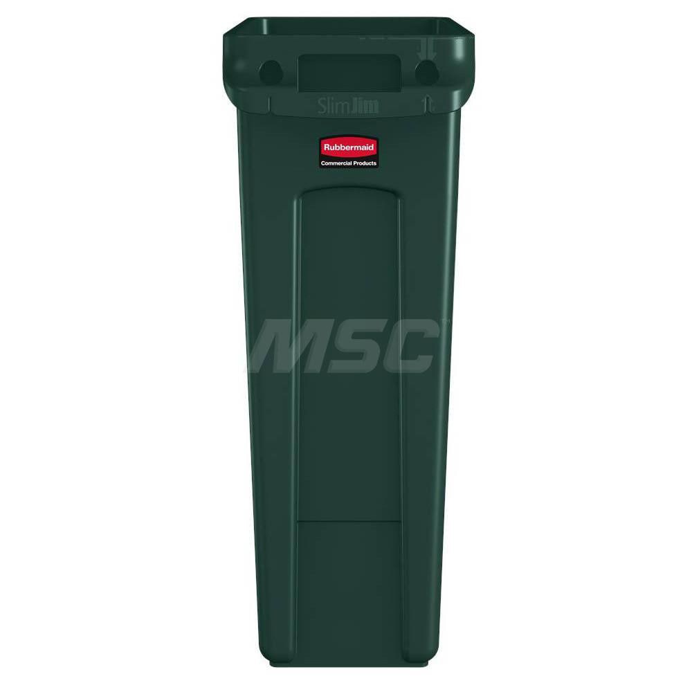 Rubbermaid - Trash Can: 23 gal, Rectangle, Red - 35912179 - MSC Industrial  Supply