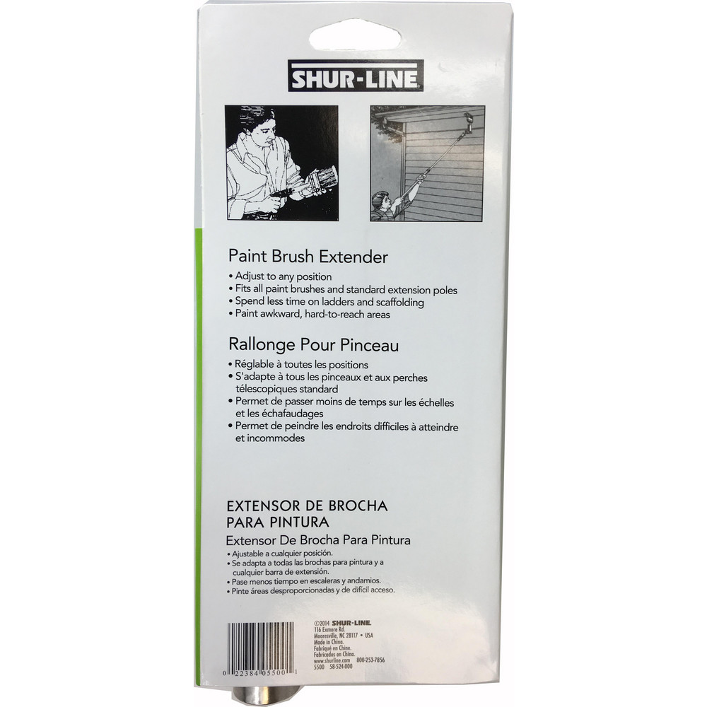 ShurLine Paint Roller Extension Poles; Connection Type Threaded; Lock Type Twist; Material