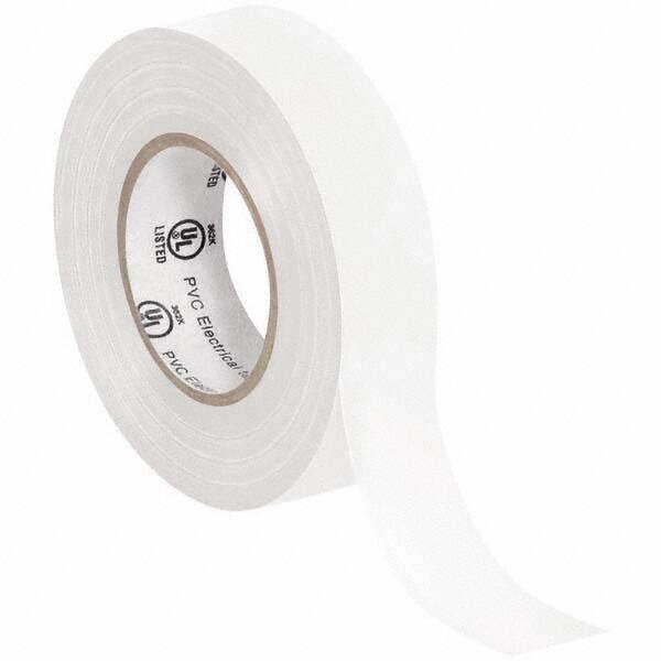 Electrical Tape: 3/4" Wide, 7 mil Thick, White
