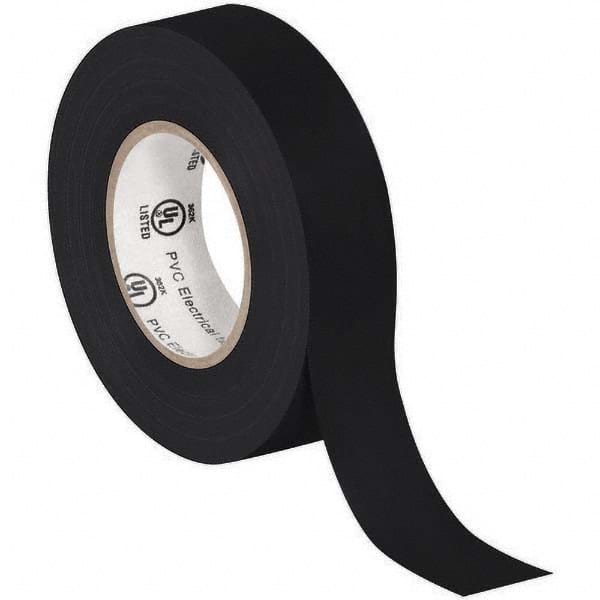 Electrical Tape: 3/4" Wide, 7 mil Thick, Black
