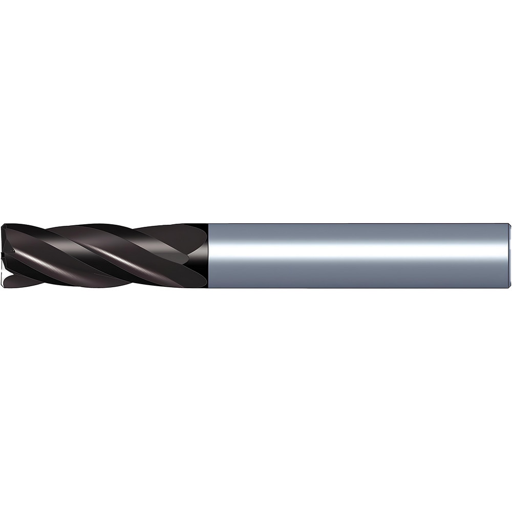 Corner Chamfer End Mill: 5 mm Dia, 13 mm LOC, 4 Flutes, 0.1 mm Chamfer Width, Solid Carbide