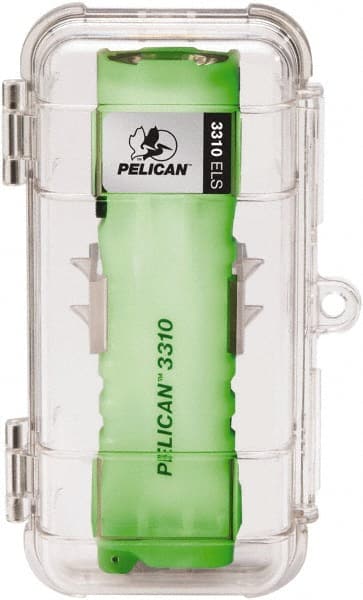 Pelican Products, Inc. 033100-0102-247 Handheld Flashlight: LED, 190 hr Max Run Time, AA Battery 