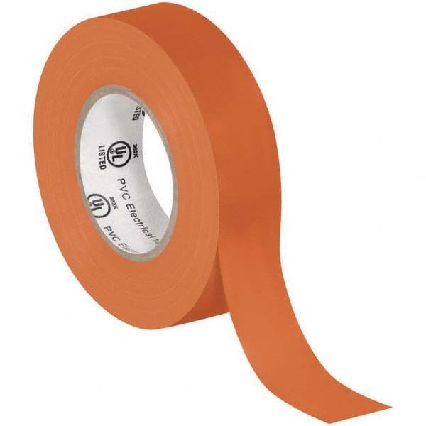 Electrical Tape: 3/4" Wide, 7 mil Thick, Orange
