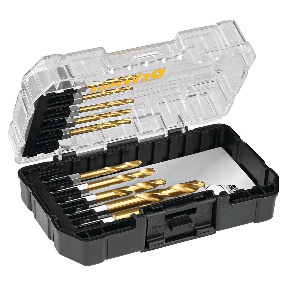 DeWalt - 6pc hex shank bits, 1/16 in to 1/4 in split point - DW2551 - Tessco