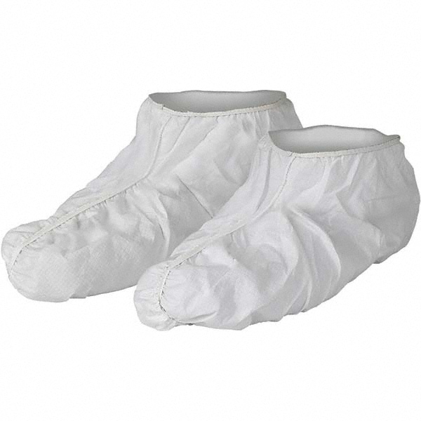 Shoe Cover: Chemical-Resistant, Film Laminate, White