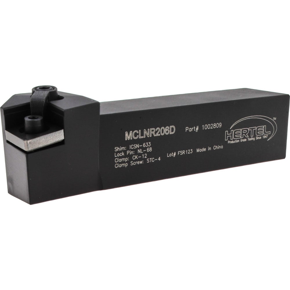 RH MCLN Negative Rake Indexable Turning Toolholder