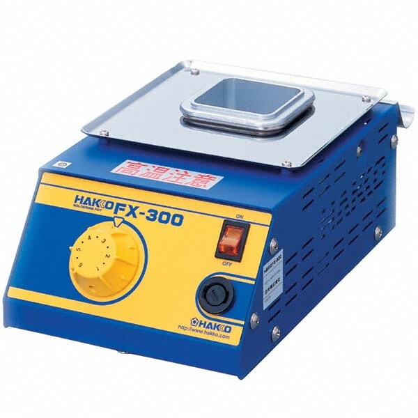 Solder Pots; Volume Capacity: 50mm x 50mm Holds .85 Kilos; 75mm x 75mm Holds 1.2 Kilos ; Type: Analog Lead-Free Compatible Solder Pot