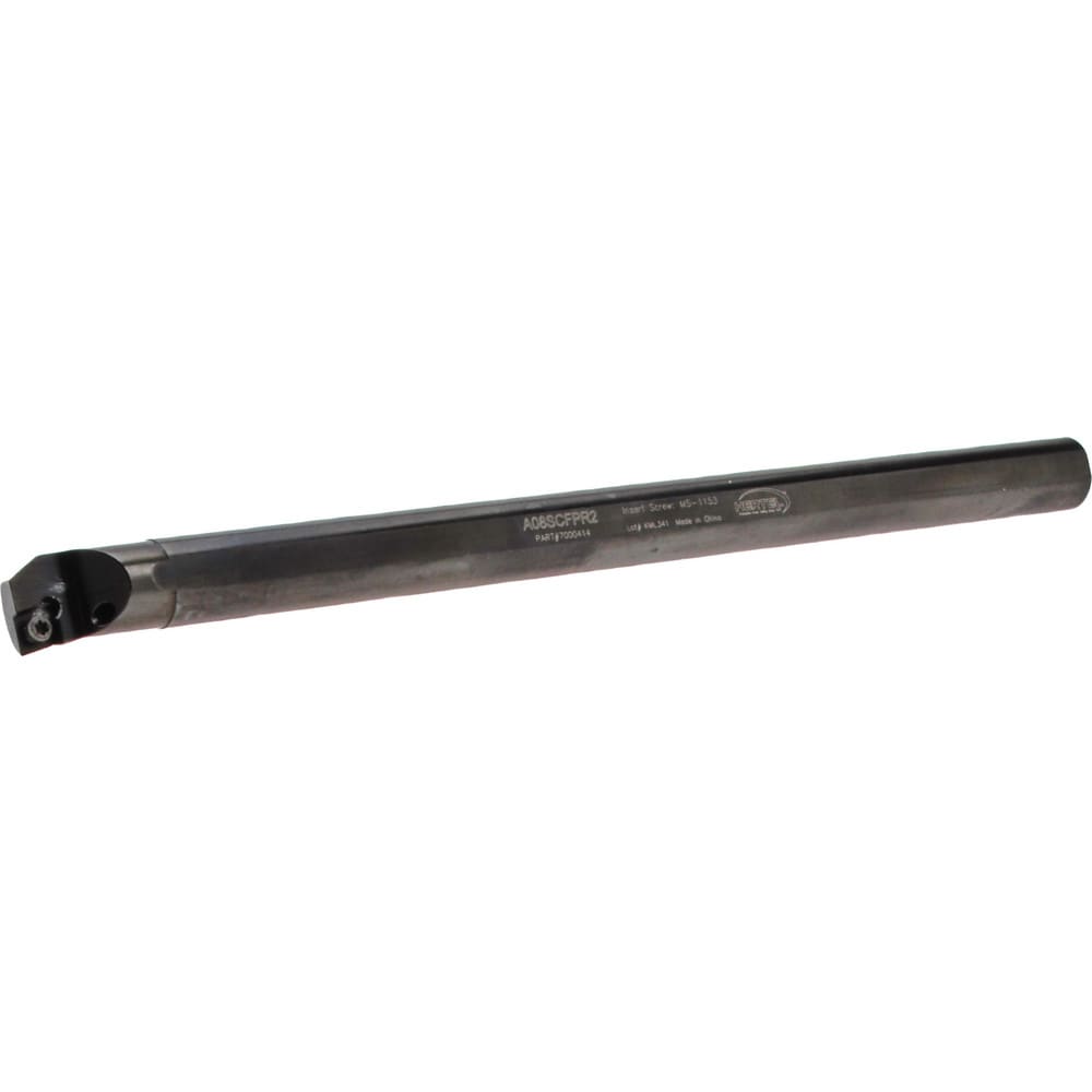 0.6" Min Bore, 1-1/2" Max Depth, Right Hand A08SCFPR2 Indexable Boring Bar