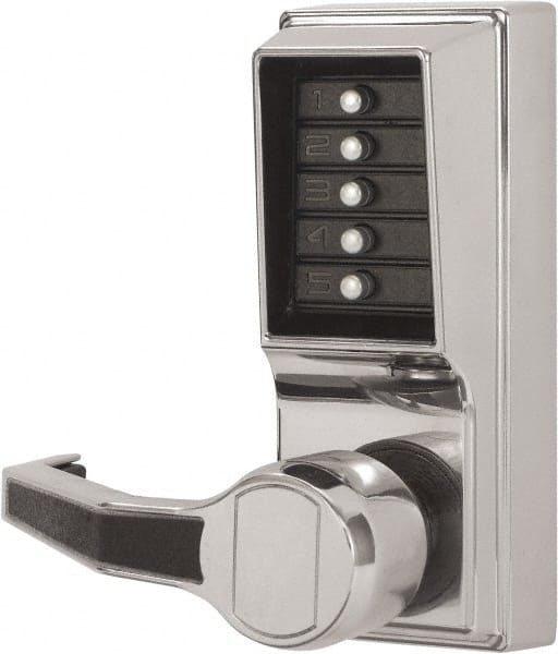 Combination Entry Lever Lockset for 1-3/8 to 2-1/4" Thick Doors