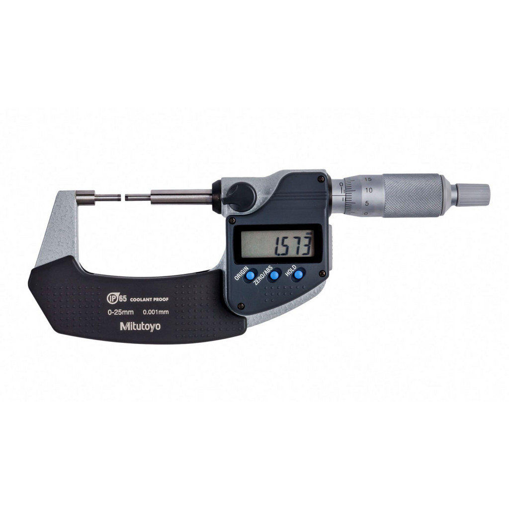 Mitutoyo - 1 Inch, 32mm Throat Depth, Electronic Spline Micrometer