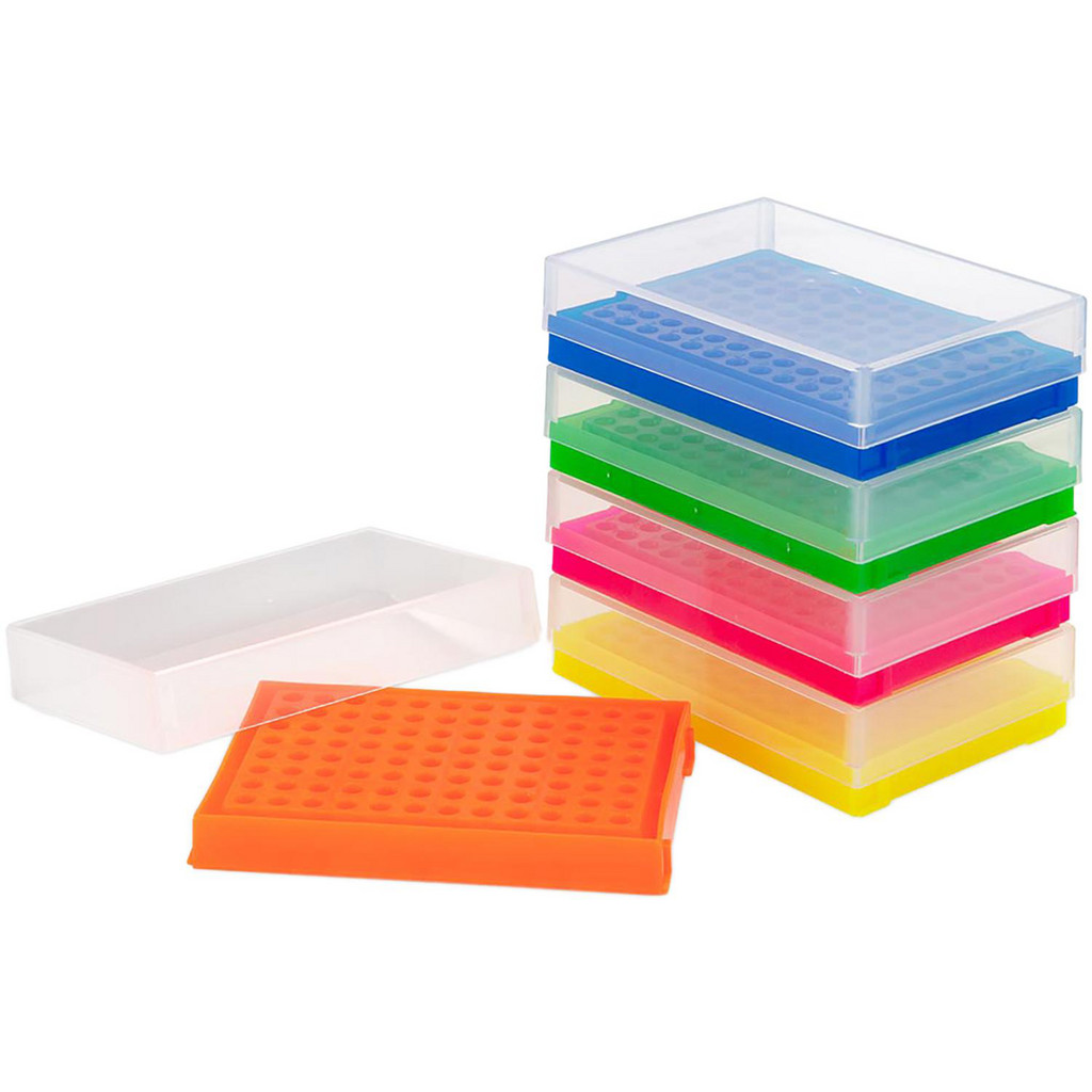 Globe Scientific Test & Sample Tube Accessories: Accessory Type: PCR Work Rack; For Use With: PCR Plates & Strips | Part #PCR-WORKPLATE