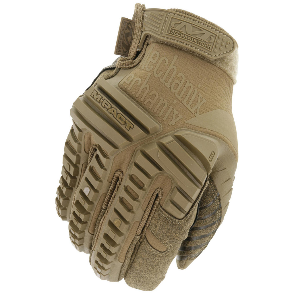 Mechanix Wear Tactical Gloves: MPT-72, Size Small, Leather - Leather-Lined, Brown, Pair | Part #MPT-72-008