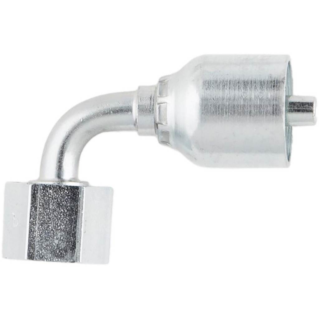 Parker Hydraulic Hose Female Seal-Lok Swivel Short Elbow Fitting: 16 mm, 1,000 psi - Steel, Metric | Part #1C543-28-16