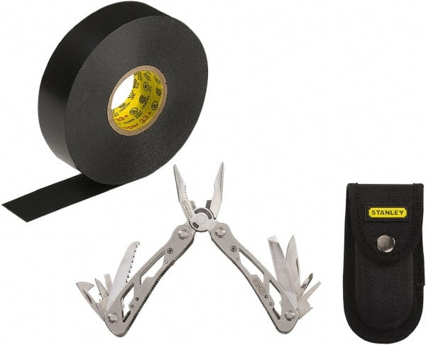 3M - Electrical Tape: 1″ Wide, 792″ Long, 7 mil Thick, Black - 77654044 -  MSC Industrial Supply