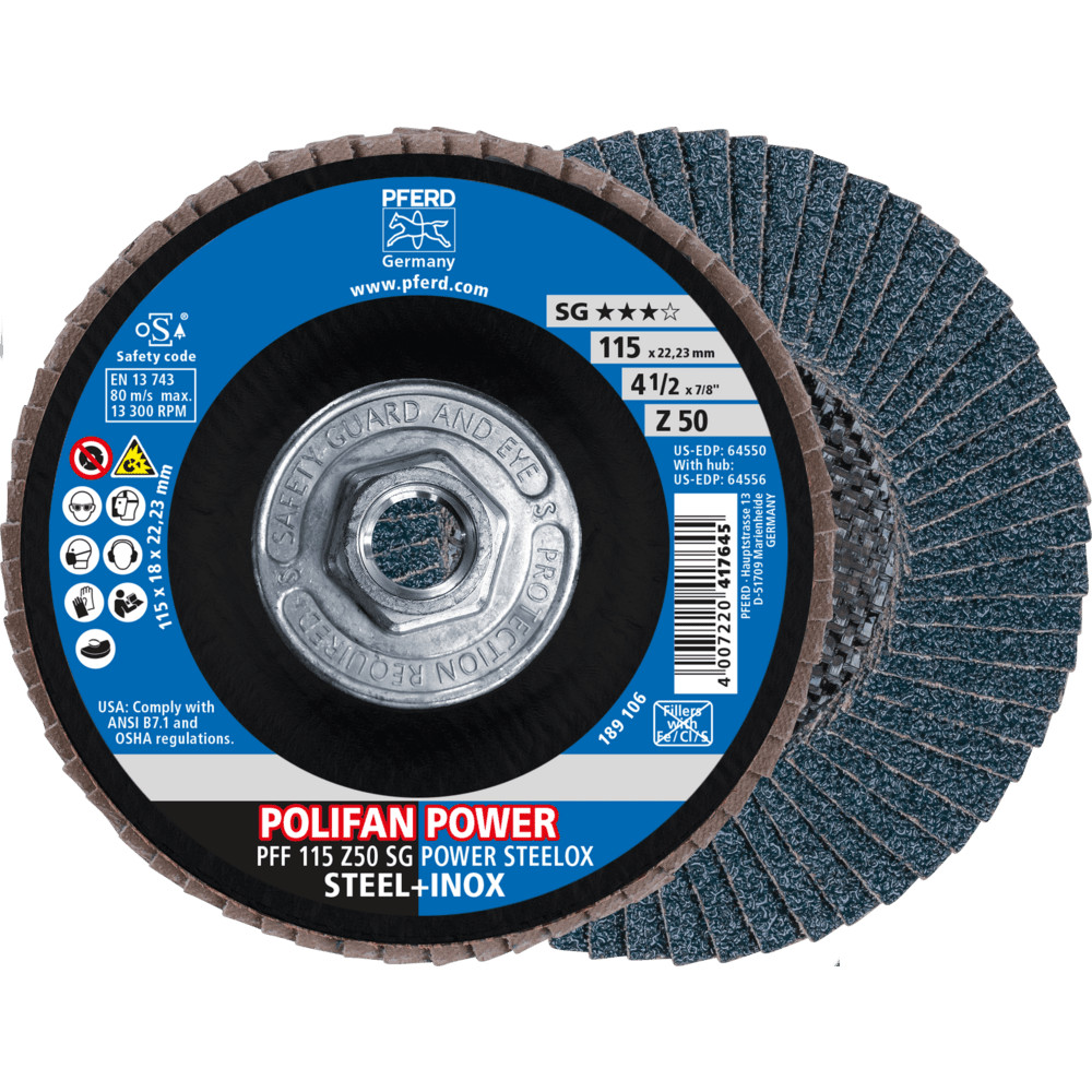 pferd-flap-disc-4-1-2-dia-50-grit-zirconia-alumina-type-27-msc