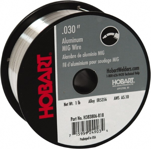 MIG Welding Wire: 0.03" Dia, Aluminum