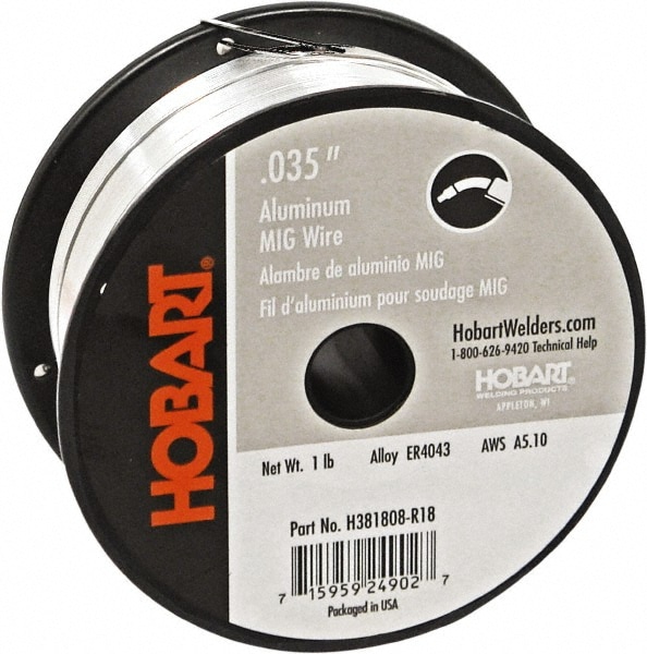 MIG Welding Wire: 0.03" Dia, Aluminum