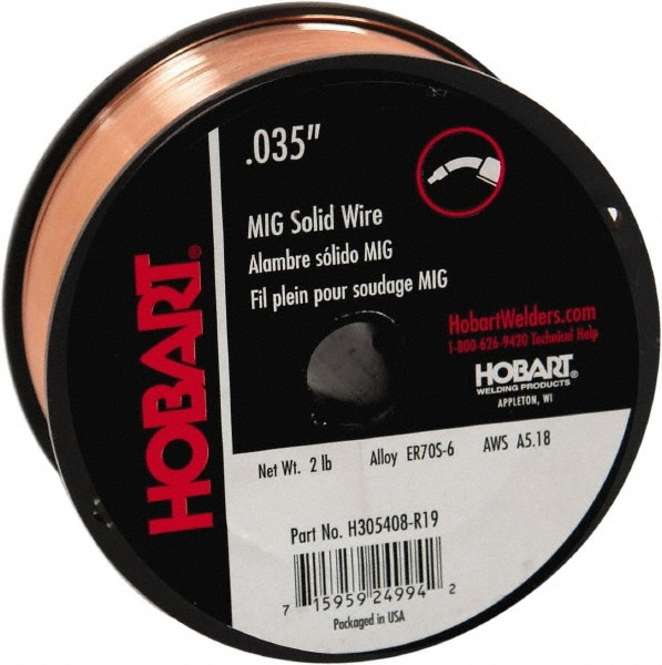 MIG Solid Welding Wire: 0.035" Dia