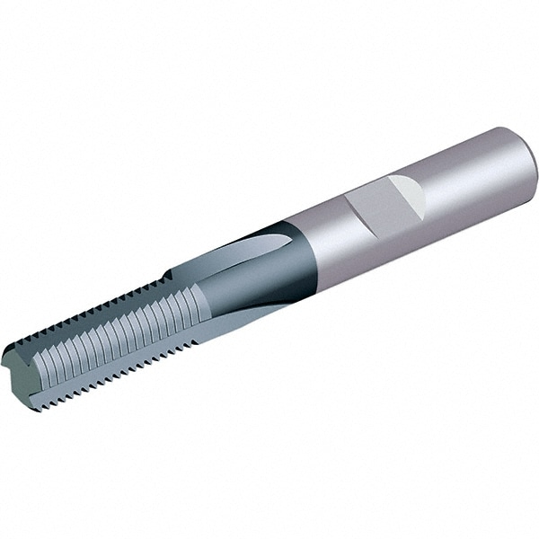 Vargus 80047 Straight Flute Thread Mill: 1/2-13, Internal, 3 Flutes, 5/16" Shank Dia, Solid Carbide 