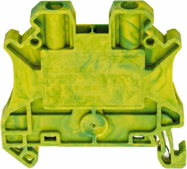 Schneider Electric 1 Pole, 1,000 Volt, 40 to 266°F, DIN Rail Mount