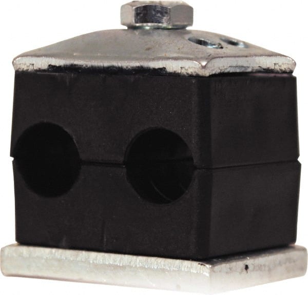 Polypropylene Twin Vibration Control Clamp for 1" Pipe