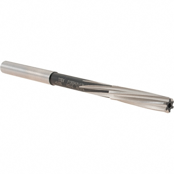 Walter-Titex 5072716 Chucking Reamer: 0.2504" Dia, 3.9764" OAL, 1.1024" Flute Length, Straight Shank, Cobalt Steel Image