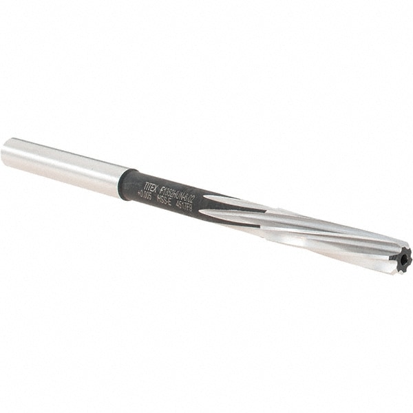 Walter-Titex 5072682 Chucking Reamer: 0.237" Dia, 3.9764" OAL, 1.1024" Flute Length, Straight Shank, Cobalt Steel Image