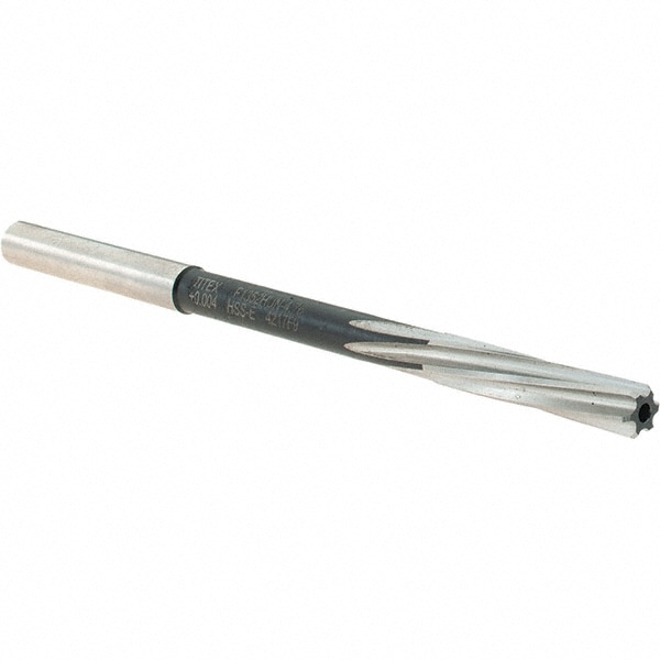 Walter-Titex 5072518 Chucking Reamer: 0.1874" Dia, 3.3858" OAL, 0.9055" Flute Length, Straight Shank, Cobalt Steel Image